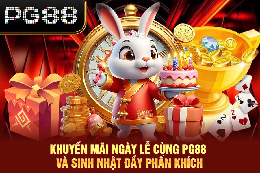 Khuyến Mãi Ngày Lễ Cùng PG88 Và Sinh Nhật Đầy Phấn Khích